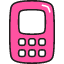 Mobile Phone Icon from Stickies Colors Set