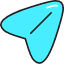 Send 1 Icon from Stickies Colors Set