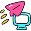 Sent From Computer Icon from Stickies Colors Set