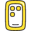 Smart Phone Icon from Stickies Colors Set