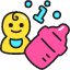 Baby Nutritrion Info Icon from Stickies Colors Set