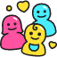 Family Icon from Stickies Colors Set