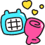Valentine Day Icon from Stickies Colors Set