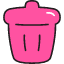 Bin Icon from Stickies Colors Set
