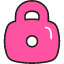 Lock Icon from Stickies Colors Set