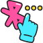 Bluetooth Device Selection Icon from Stickies Colors Set