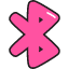 Bluetooth Icon from Stickies Colors Set