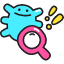 Bug Detaction Icon from Stickies Colors Set