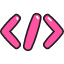 Programming Icon from Stickies Colors Set