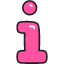 Information 1 Icon from Stickies Colors Set