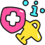 Onboard Safety Information Icon from Stickies Colors Set