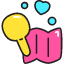 Pinned Location Icon from Stickies Colors Set