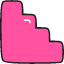 Stair Icon from Stickies Colors Set
