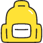 Backpack Icon from Stickies Colors Set
