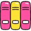 Book Library Icon from Stickies Colors Set