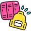 School Locker Icon from Stickies Colors Set