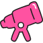 Telescope Icon from Stickies Colors Set