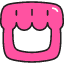 Shop Store Icon from Stickies Colors Set