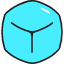 3d Icon from Stickies Colors Set