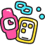 Smart Watch Sync Icon from Stickies Colors Set