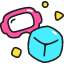 Vr Play Icon from Stickies Colors Set