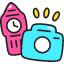 London Tour Icon from Stickies Colors Set