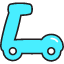 Scooter Icon from Stickies Colors Set