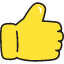 Like Icon from Stickies Colors Set