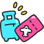 Onboard Luggage Icon from Stickies Colors Set