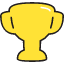 Trophy Icon from Stickies Colors Set