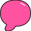 Bubble Conversation Icon from Stickies Colors Set