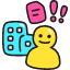 Office Work Icon from Stickies Colors Set