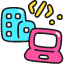 Programming Company Icon from Stickies Colors Set