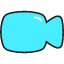 Video Camera Icon from Stickies Colors Set