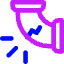 Cracked Pipe Icon from Core Neon Set