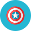 Captain Shield Icon from Kameleon Colors Set