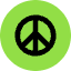 Peace Icon from Kameleon Pop Set