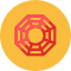 Taoism Icon from Kameleon Colors Set