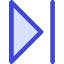 Arrow Caret Last Page Icon from Core Duo Set