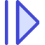 Tailless Triangle Arrow Right 2 Icon from Core Duo Set