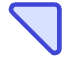 Tailless Triangle Arrow Top Right Icon from Core Duo Set
