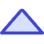 Tailless Triangle Arrow Up 1 Icon from Core Duo Set