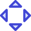 Triangle Arrows Chevrons Open Run Icon from Core Duo Set