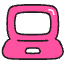 Labtop Icon from Stickies Colors - Free Set