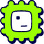 Microchip Icon from Stickies Duo Set