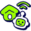 Smart Home Icon from Stickies Duo Set