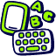 Tablet Keyboard Icon from Stickies Duo Set