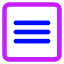 Align Text Center Icon from Core Neon Set