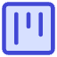 Database View Kanban Icon from Core Duo Set