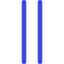 Double Pipe Icon from Core Duo Set